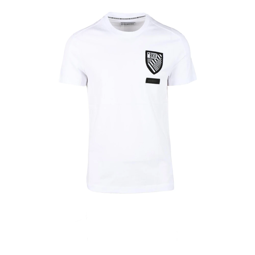 Bikkembergs Katoenen T-shirt White Heren