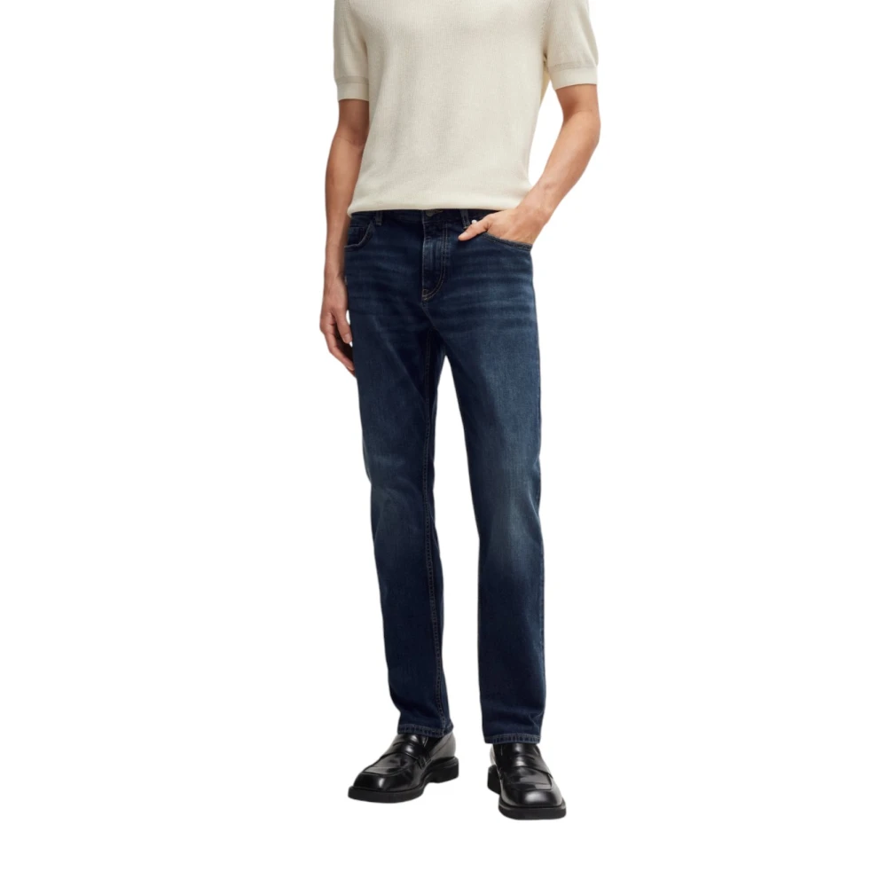 Boss Klassieke Denim Jeans voor dagelijks gebruik Blue Heren
