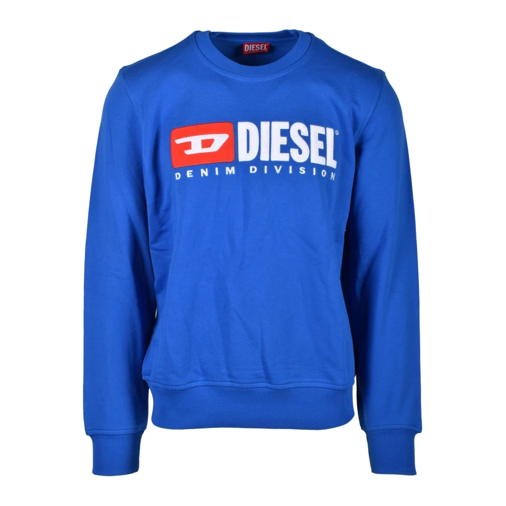 Diesel Stijlvolle katoenen sweatshirt voor mannen Blue Heren