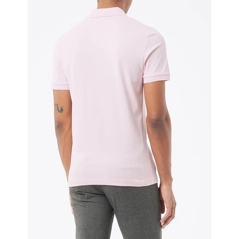 Boss Polo Shirt voor Mannen Pink Heren