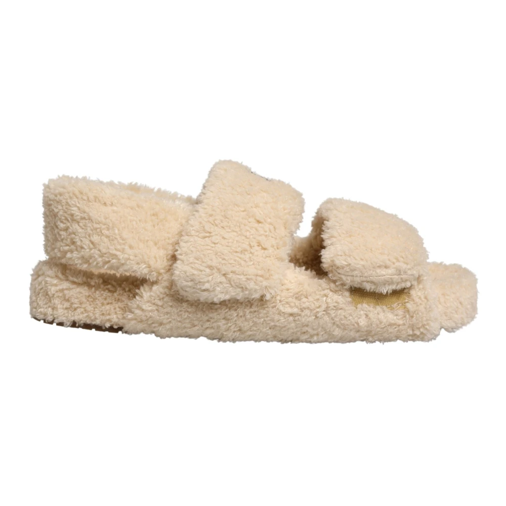Dolce & Gabbana Men's Beige Slippers, 10 Uk, Flats Sandals