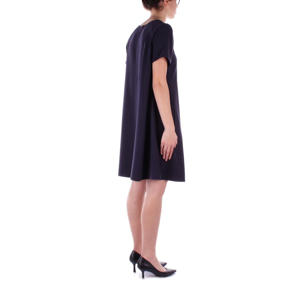 Emporio Armani Blauwe Jurk met Rits Achteraan Blue Dames