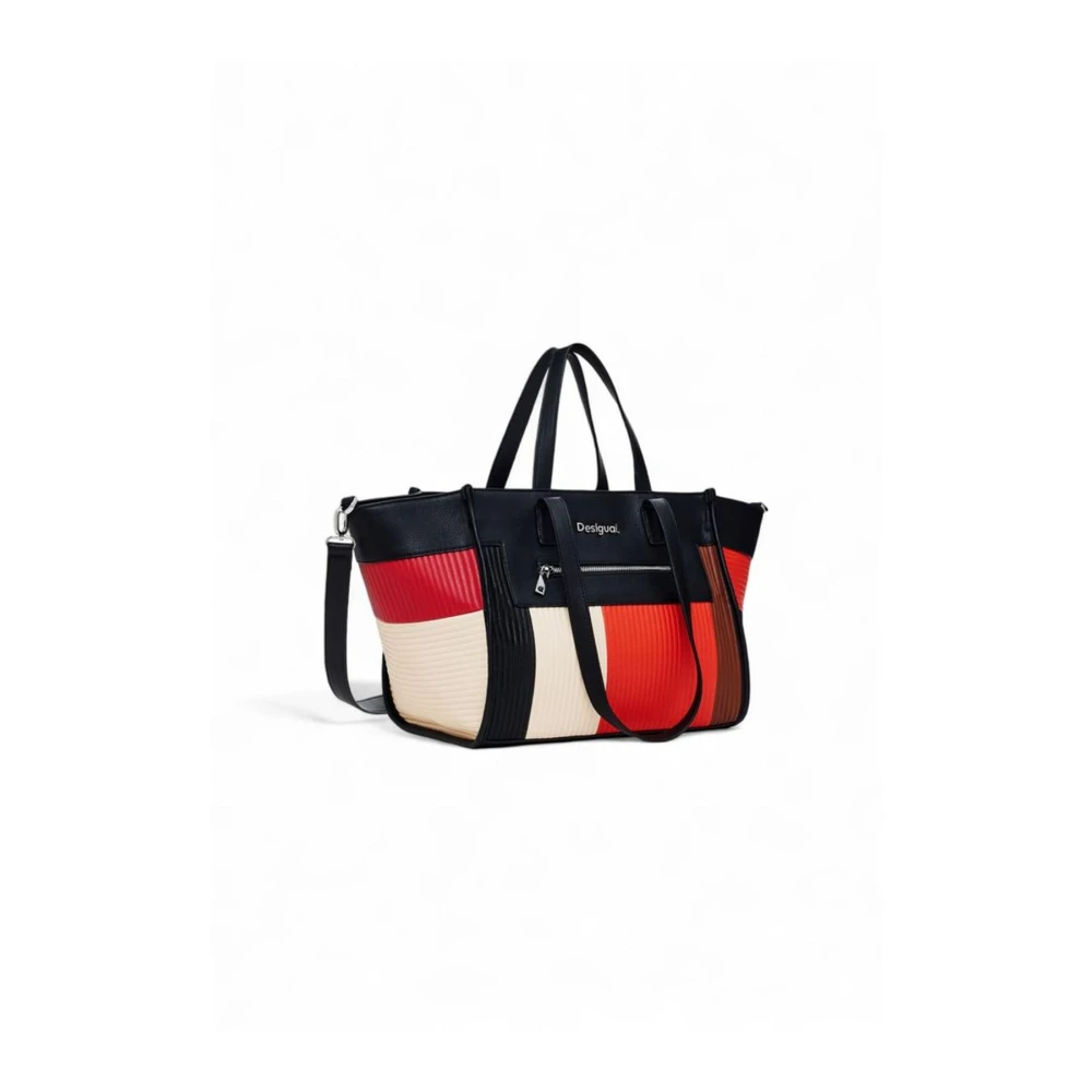 Desigual Moderne Zwarte Handtas Dames Collectie Multicolor Dames