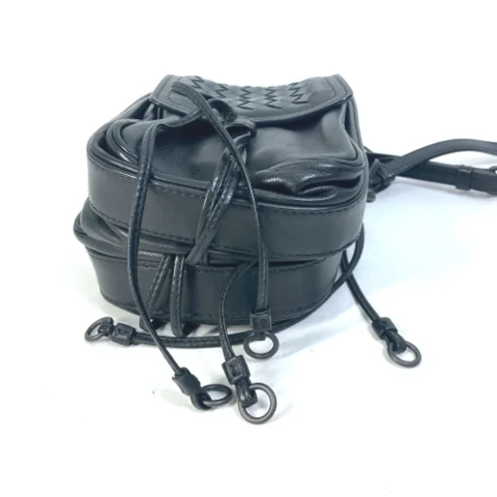 Bottega Veneta Vintage Pre-owned Leather pouches Black Dames