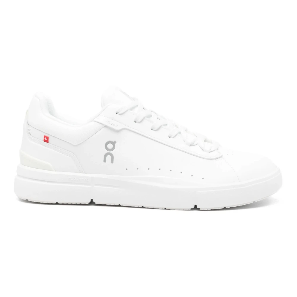 On Running , Trainers, Male, White, 6 1/2 Uk, White Roger Advantage Running Shoes