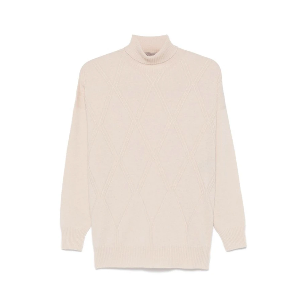 D.Exterior Diamant Gebreide Coltrui Beige Dames