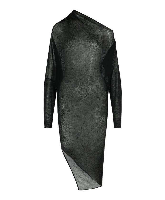 robe-noire-en-melange-de-viscose-avec-encolure-en-and-39-vand-39
