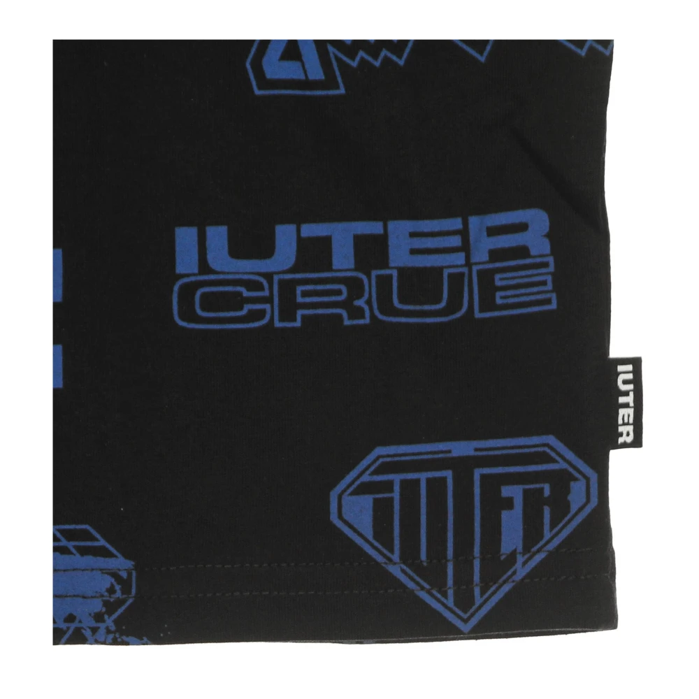 Iuter Zwarte Hoorns Allover Heren Tee Multicolor Heren