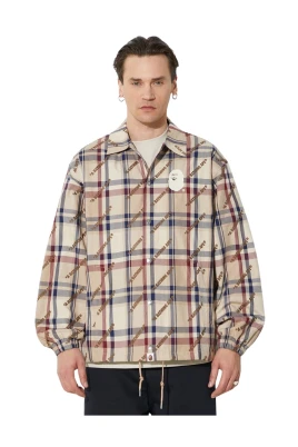 Logo Check Mönster Coachjacka