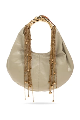 Läder hobo väska