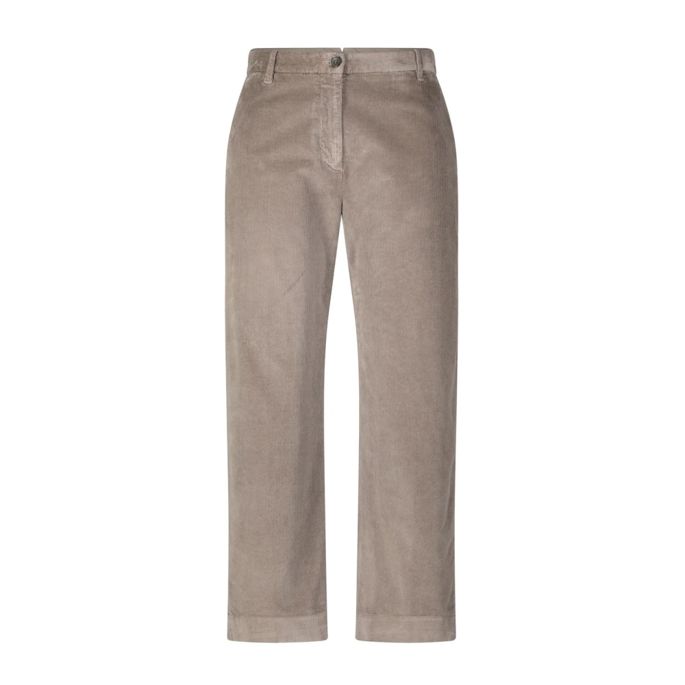 Nine In The Morning Corduroy Broek Casual Comfortabel Stijlvol Brown Dames