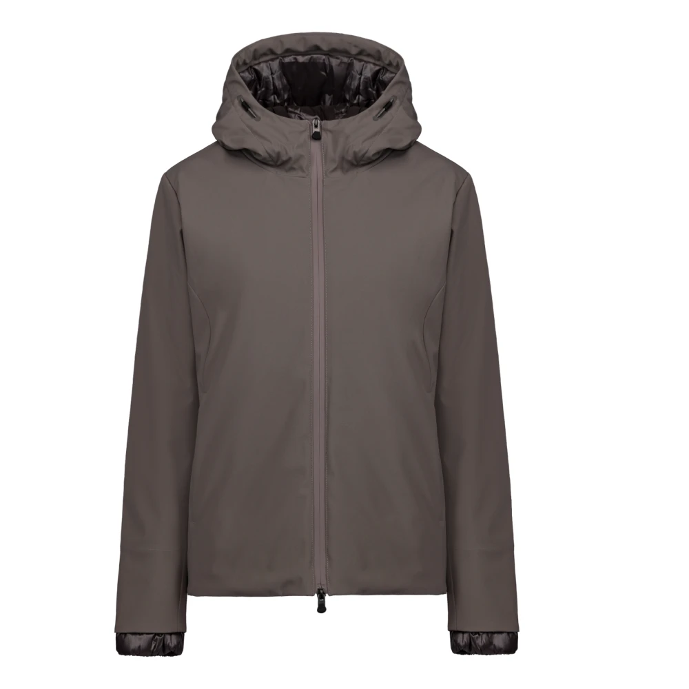 People of Shibuya Waterdichte Hoodie met Thermische Isolatie Gray Dames