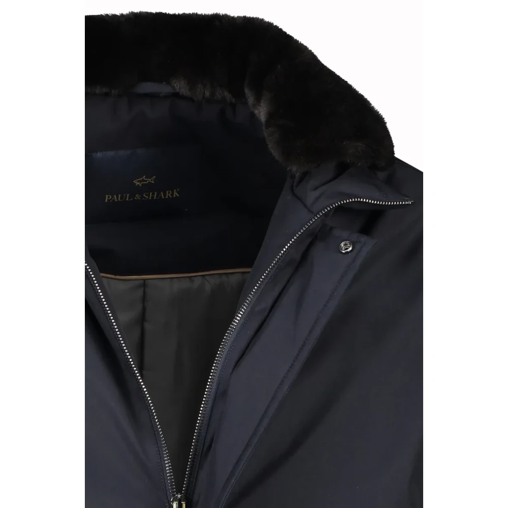 PAUL & SHARK Gewatteerde Marineblauwe Jassen Blue Heren