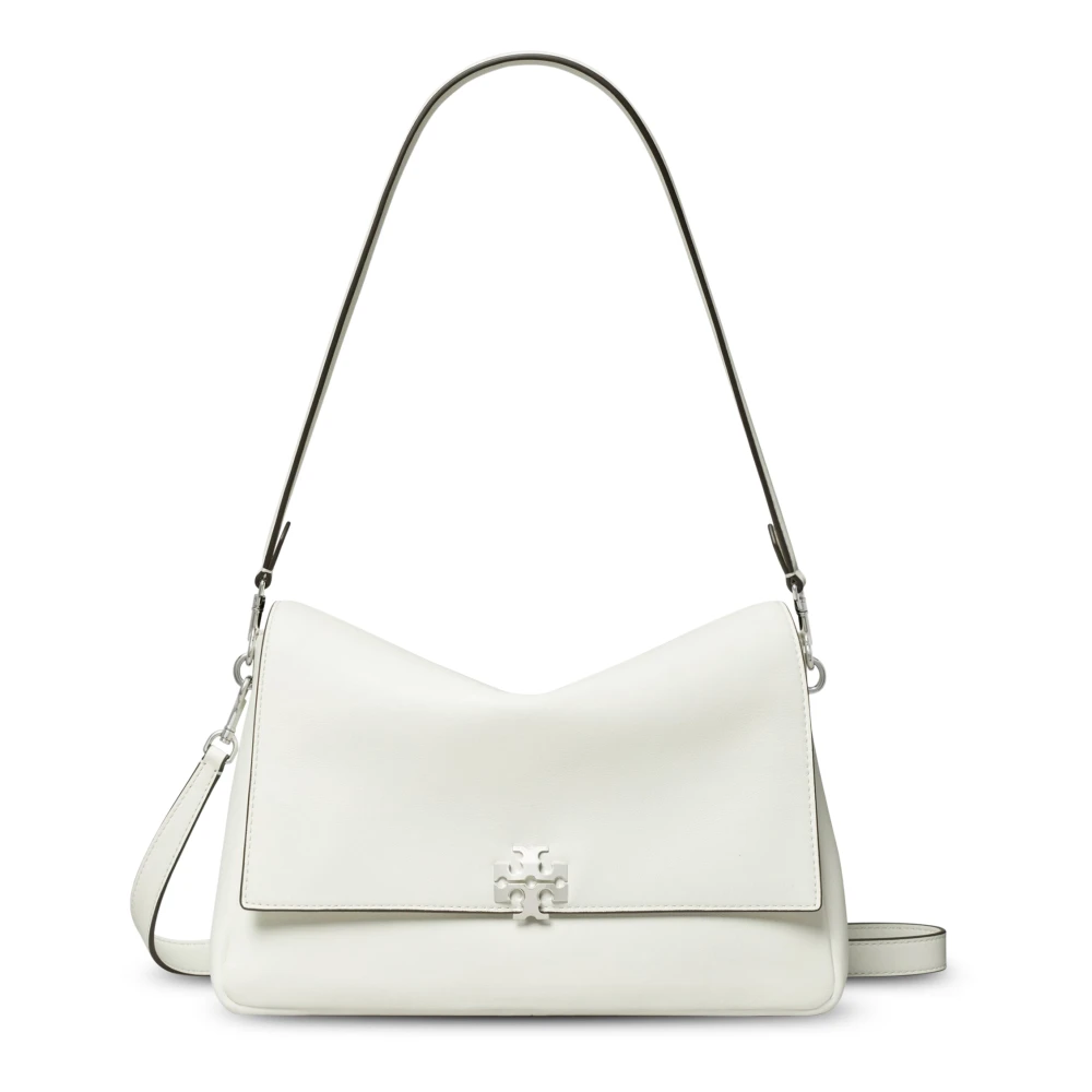Tory Burch Women's White Shoulder Bags, One Size, Charlie Shoulder Bag