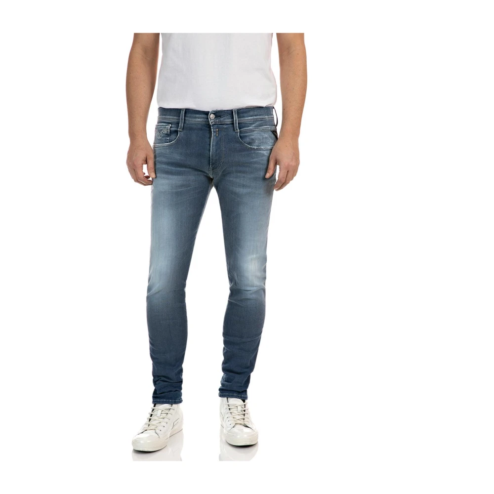 Replay Slim-Fit Jeans Blue Heren
