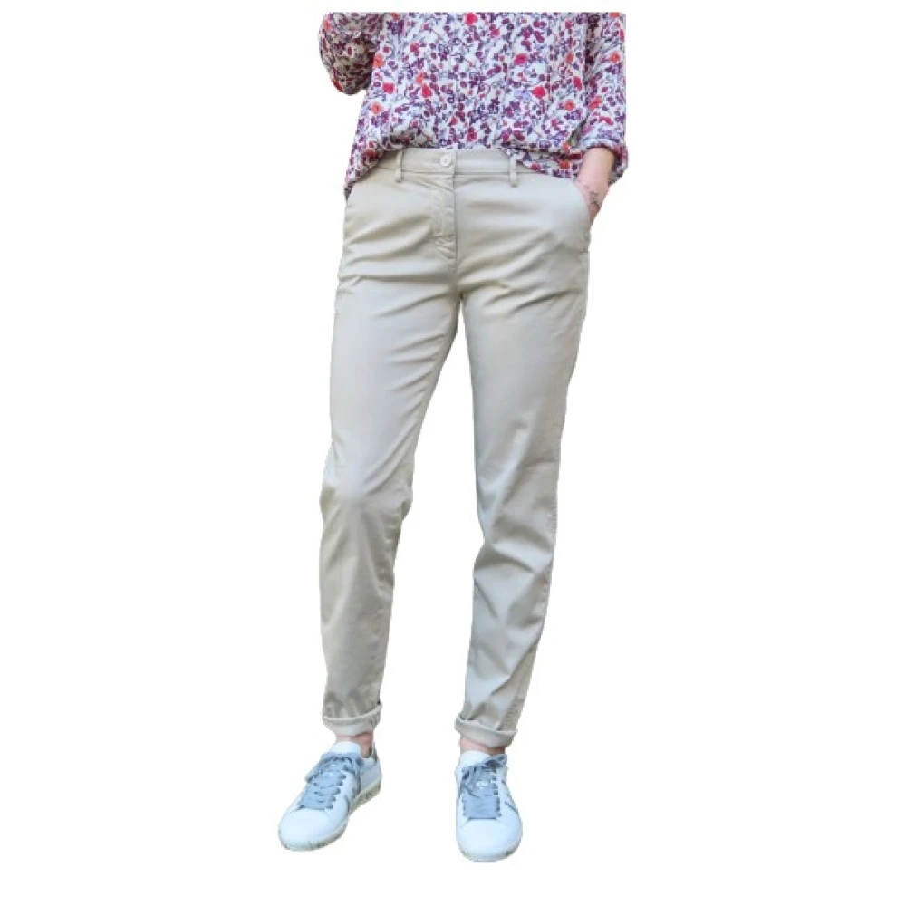 Mason's Rak Chino Byxor Beige, Dam