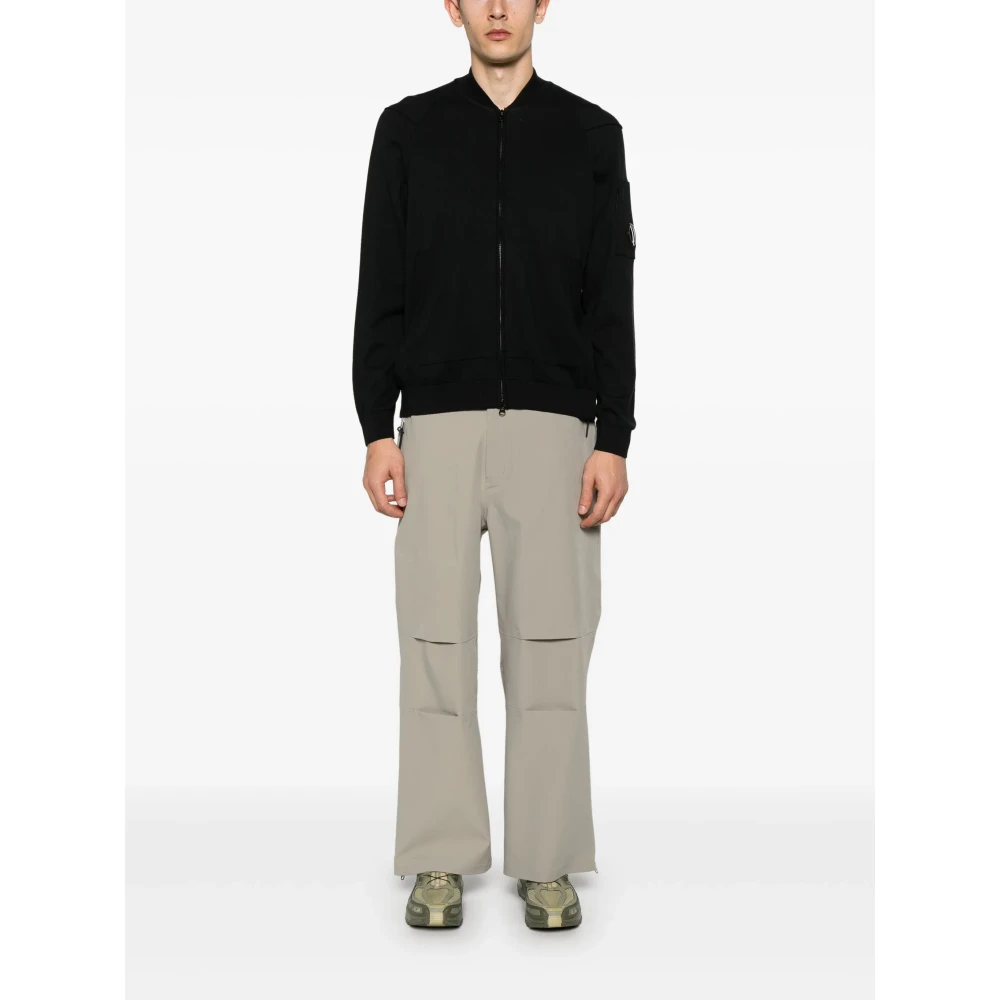 C.P. Company Zwarte Vest met Ritszak Black Heren