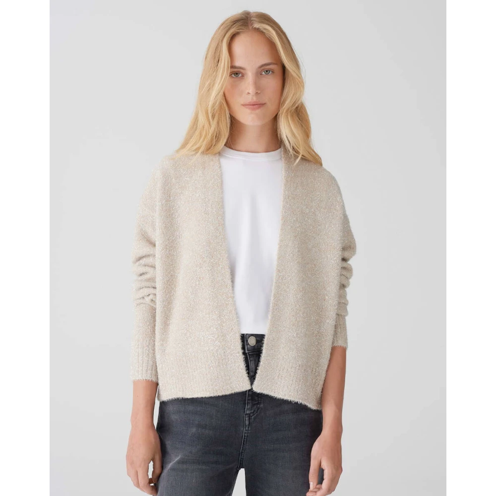 Opus Stijlvolle Dametta Pullover Sweater Beige Dames