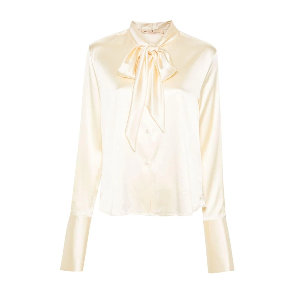 Ermanno Scervino Casual Katoenen Overhemd voor Mannen Beige Dames
