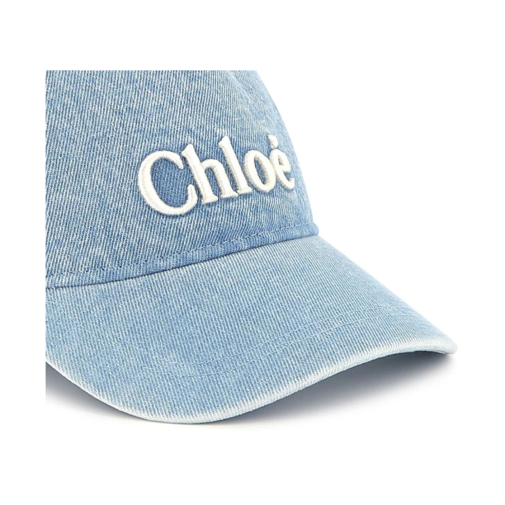 Chloé Blauwe Stijlvolle Hoeden Blue Dames
