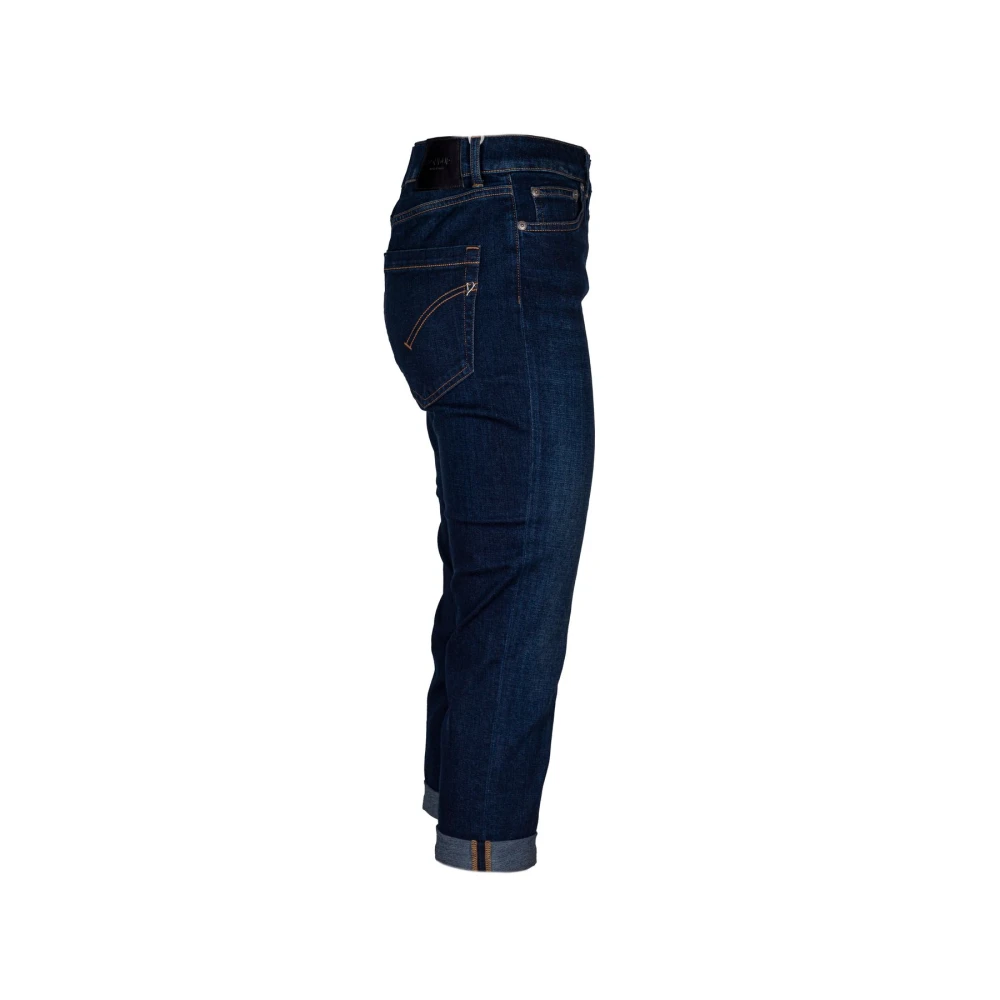 Dondup Stijlvolle Cropped Denim Jeans Blue Dames