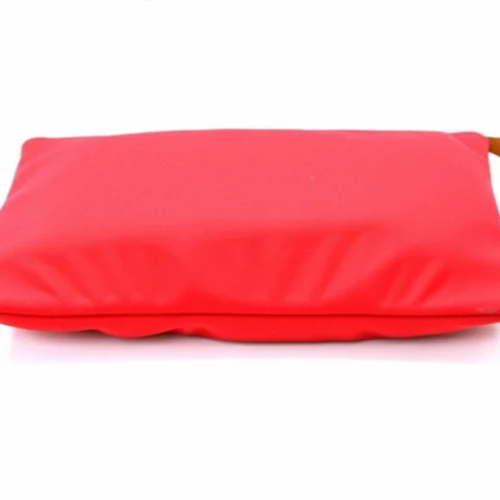 Hermès Vintage Pre-owned Nylon pouches Red Dames