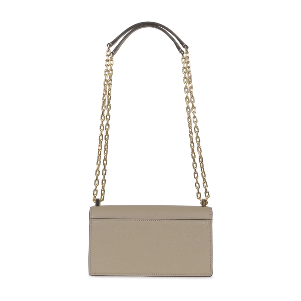 Kate Spade Mini Flap Chain Crossbody Tas Beige Dames
