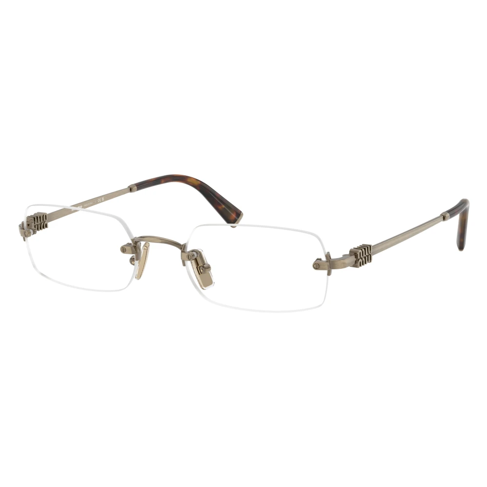 Miu Miu Unisex Black Mu 50Yv Optical Frame - Glasses - 52 Mm - Accessories