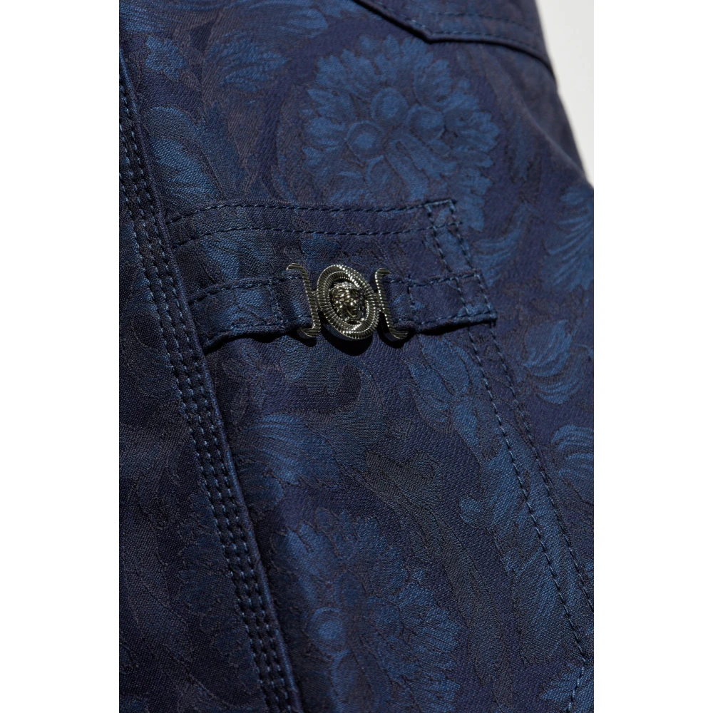 Versace Cargobroek Blue Heren
