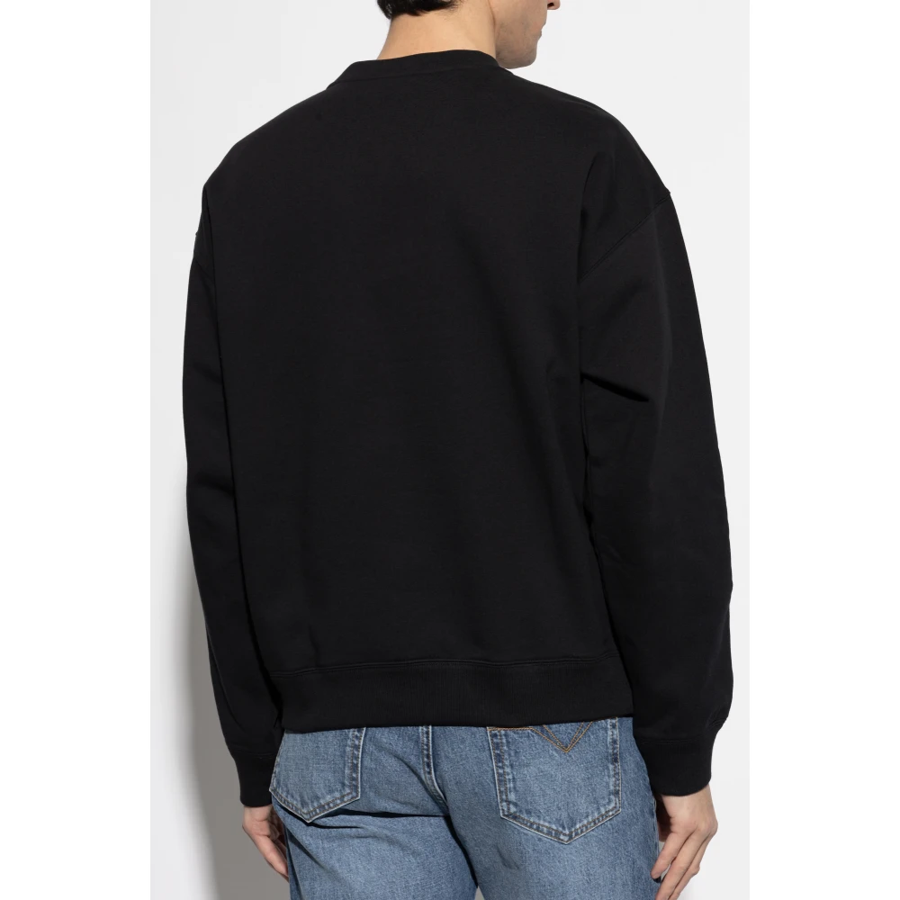 Versace Gedrukte Sweatshirt Black Heren