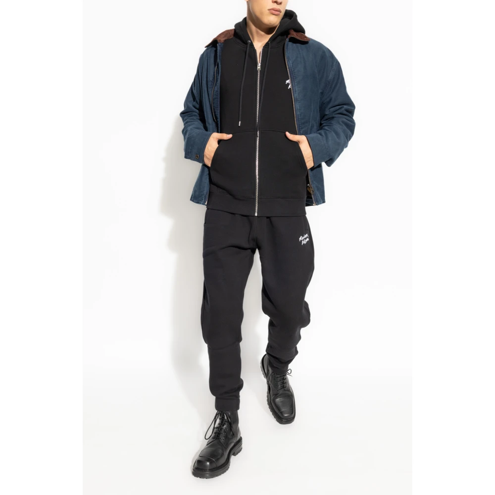 Maison Kitsuné Ritshoodie Black Heren