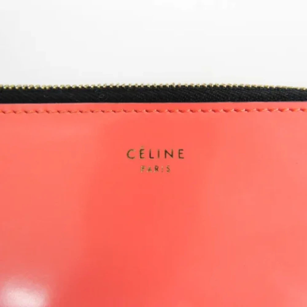 Celine Vintage Pre-owned Leather celine-bags Pink Dames