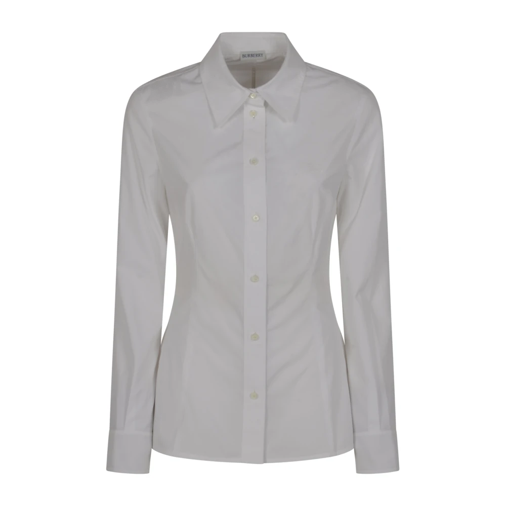 Burberry Women's White Eliza Cotton Poplin Shirt - Shirts - Xs - Blouses & Shirts