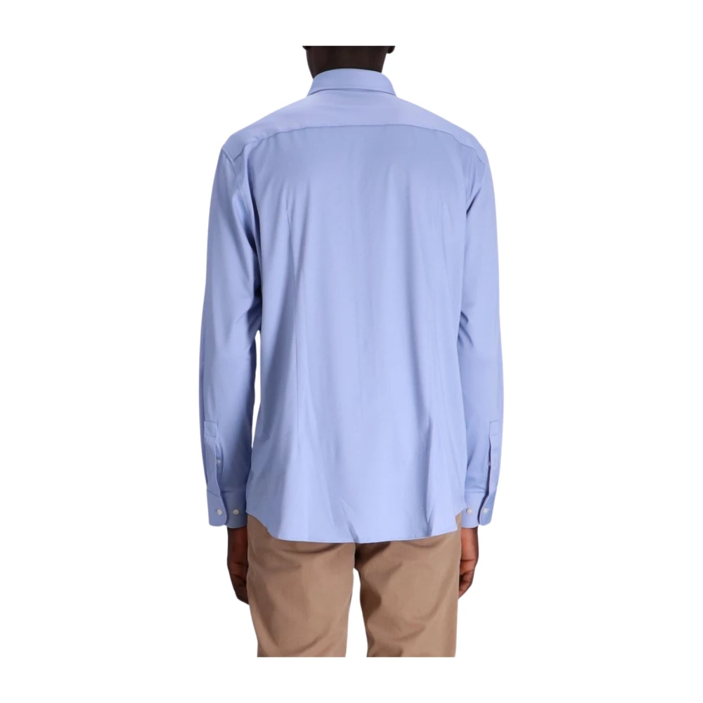 Hugo Boss Klassieke Kraag Shirt Blue Heren