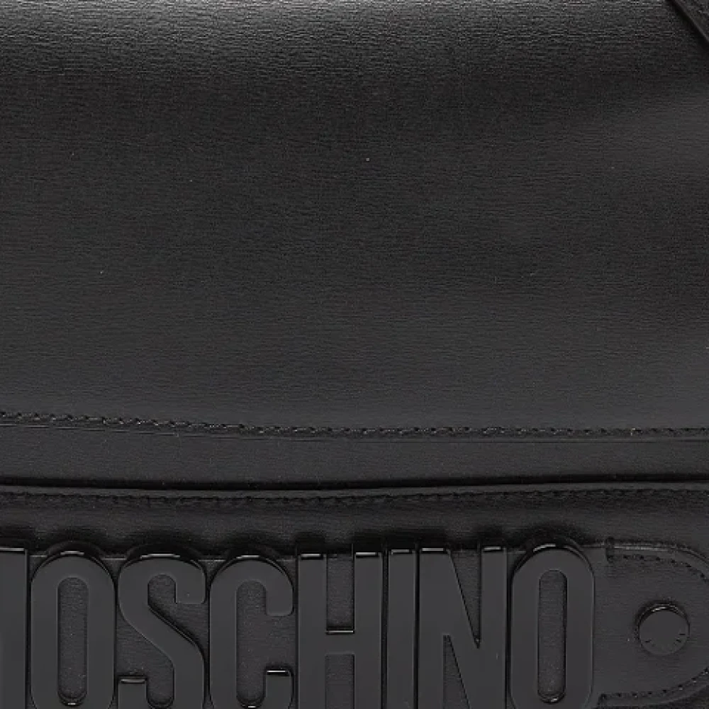 Moschino Pre-Owned Pre-owned Leather shoulder-bags Black Dames