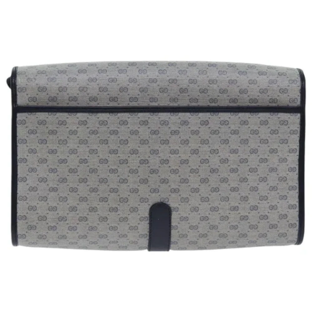 Gucci Vintage Pre-owned Canvas gucci-bags Blue Dames