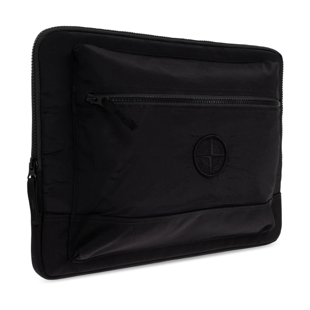 Stone Island Tas met logo Black Heren