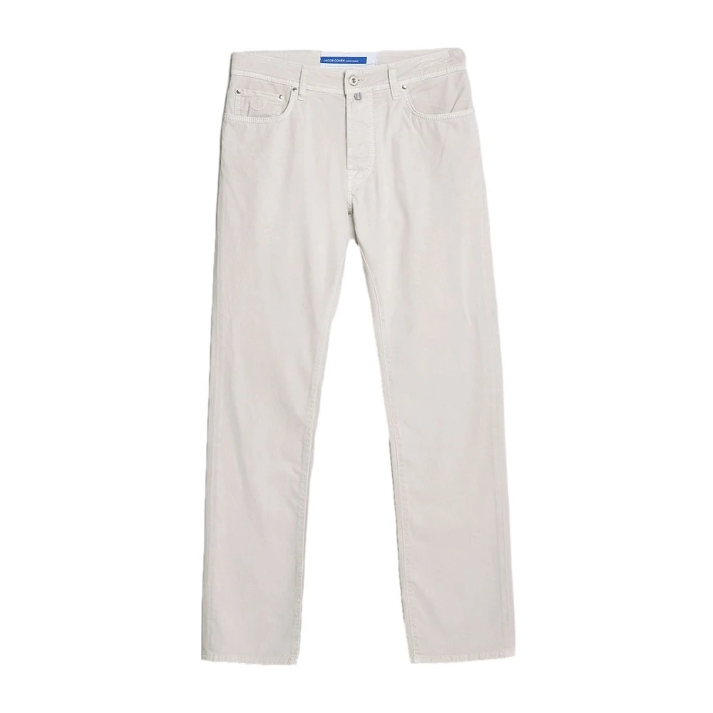 Jacob Cohën Men's White Chinos, W31, J688 Chinos