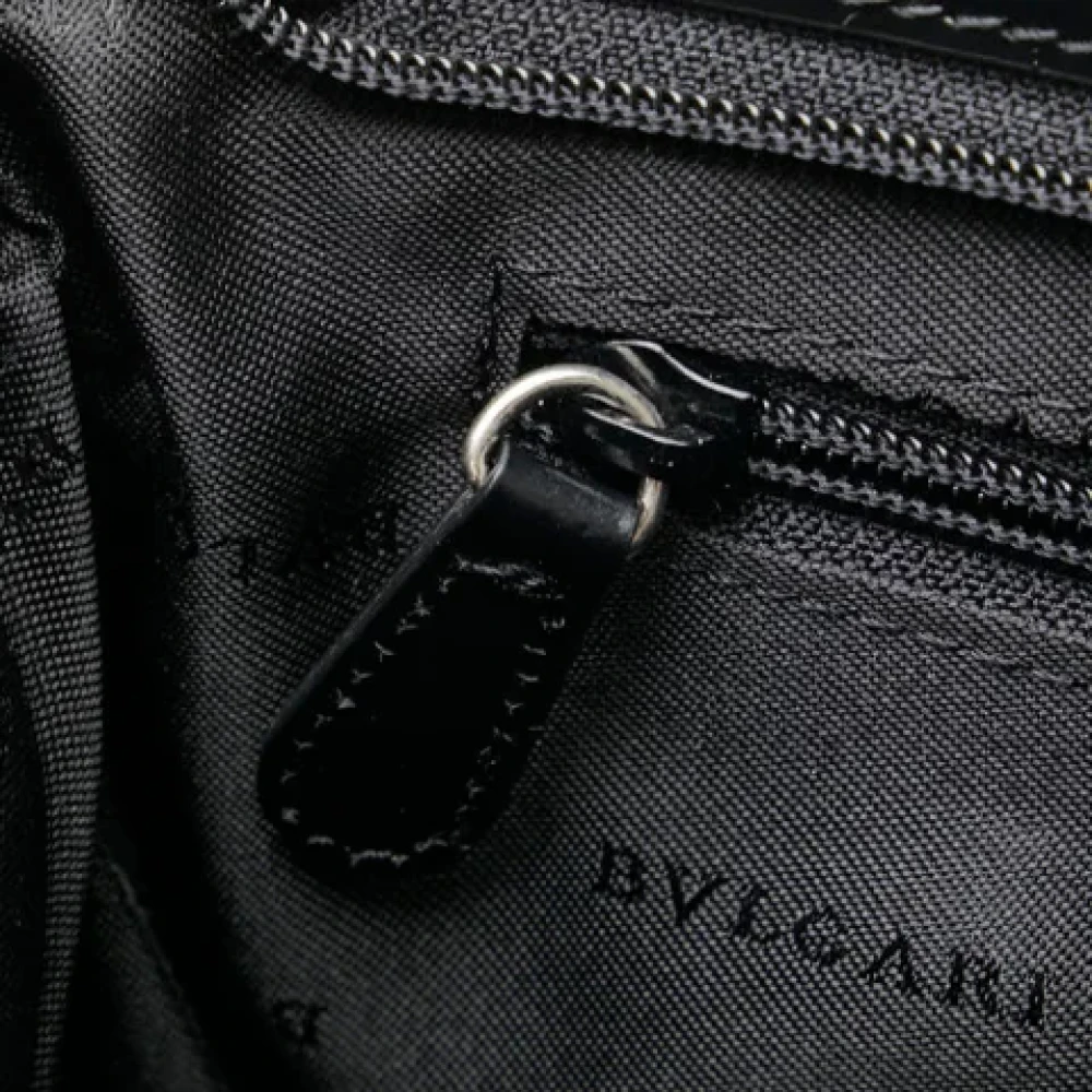 Bvlgari Vintage Pre-owned Denim shoulder-bags Blue Dames