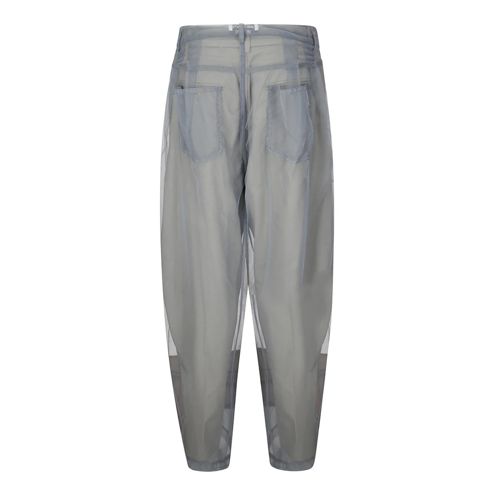 ACT N°1 Wol en Tule Dubbele Broek Gray Dames