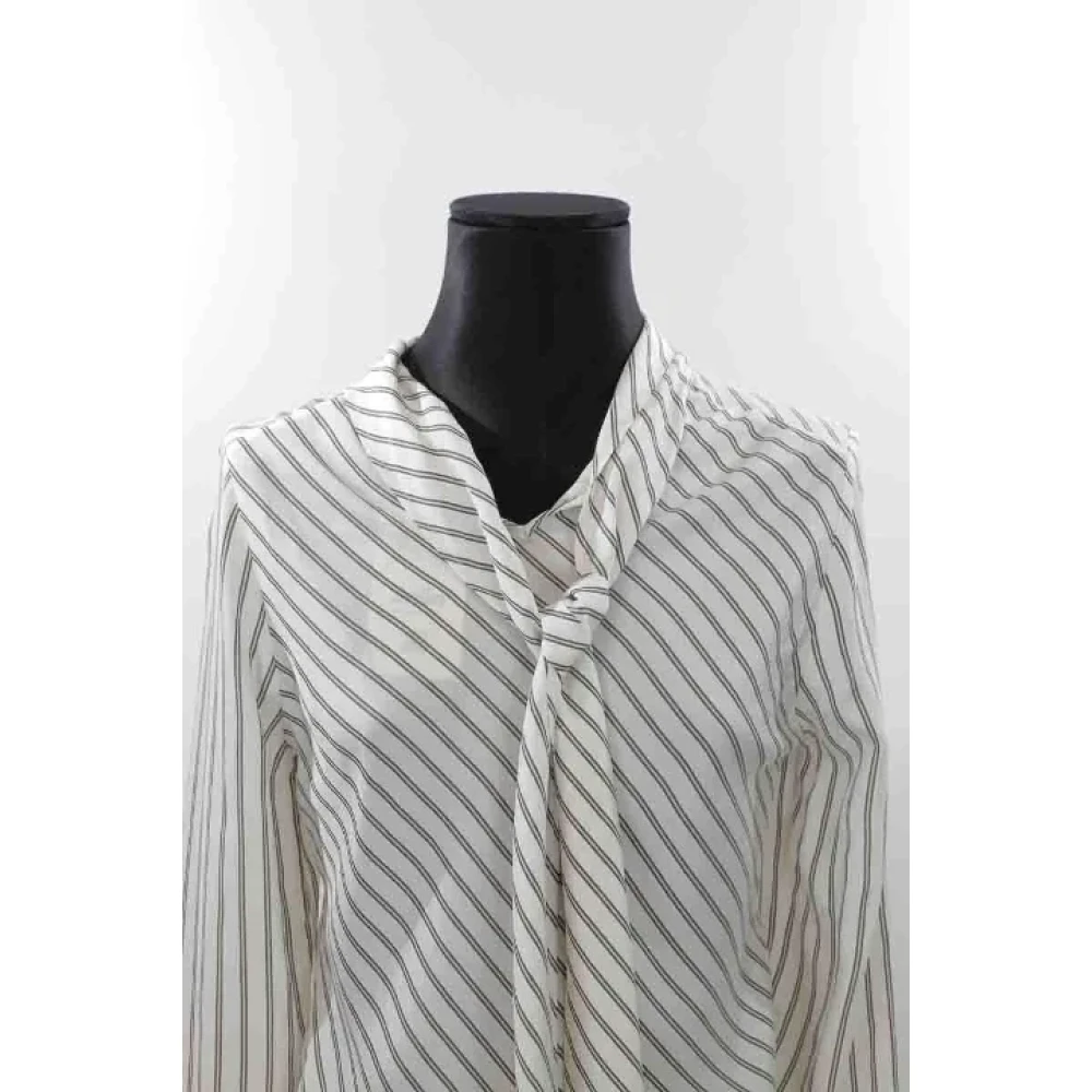 Chloé Pre-owned Viscose tops White Dames