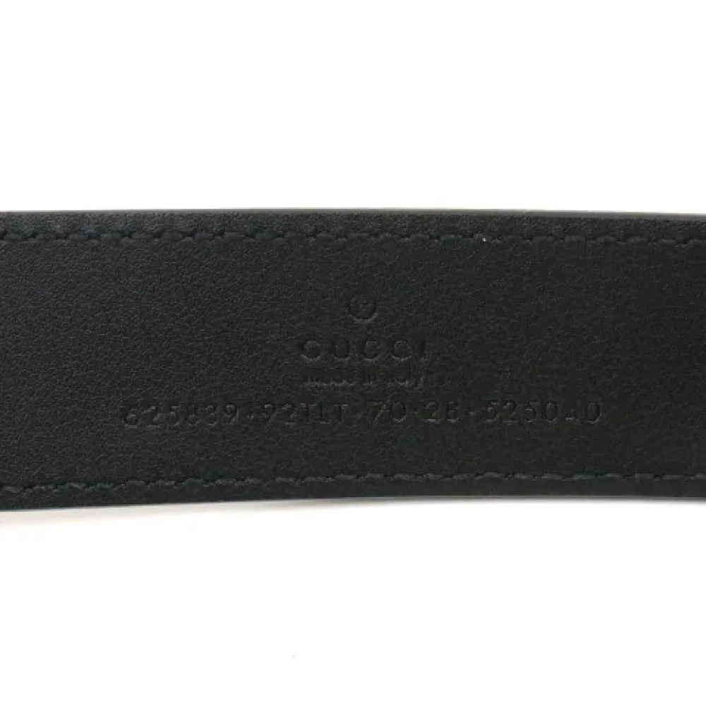 Gucci Vintage Pre-owned Leather belts Black Dames