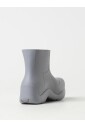 bottes-cheville-en-caoutchouc-gris-design-rembourre