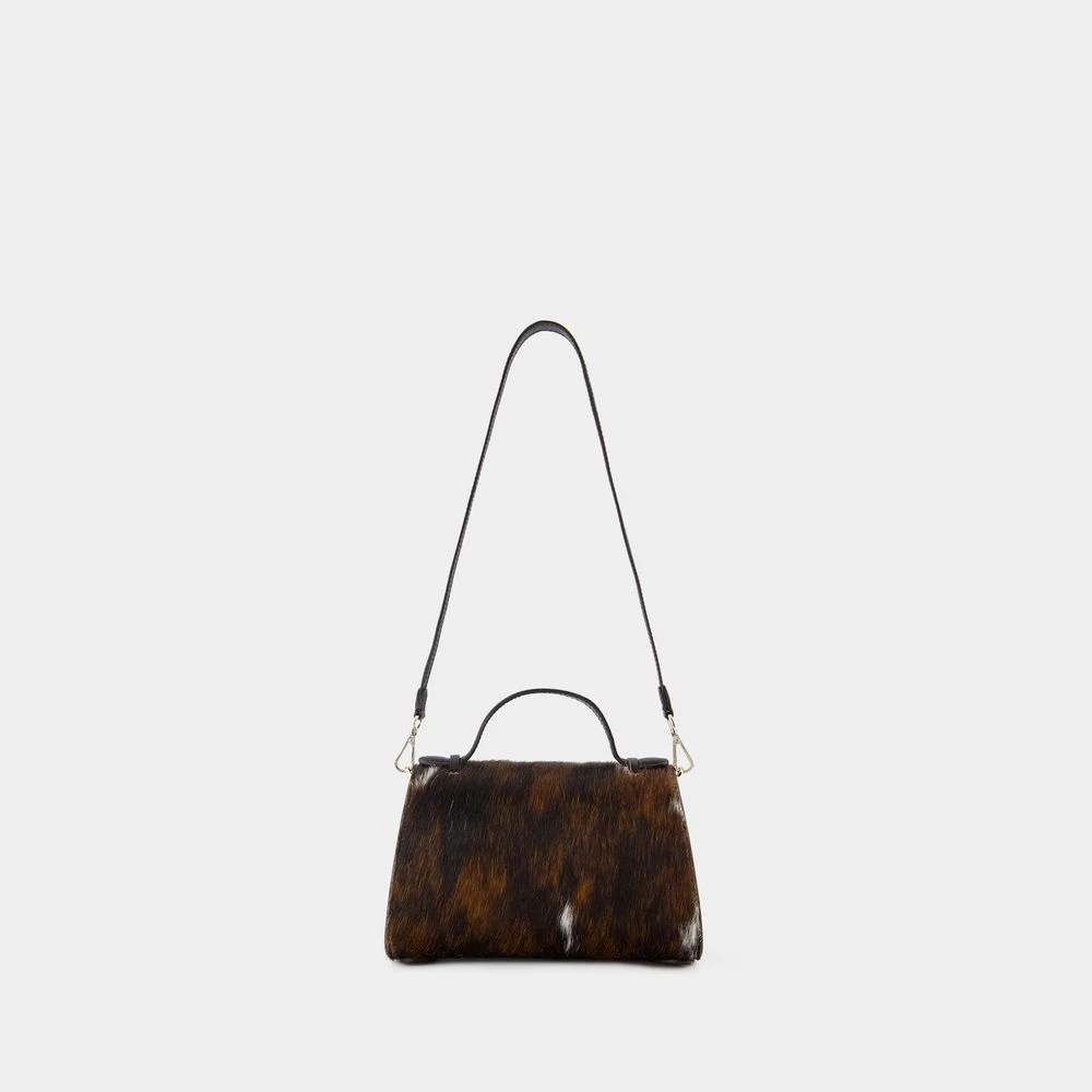 Simone Rocha Neutrale Leren Crossbody Tas Brown Dames