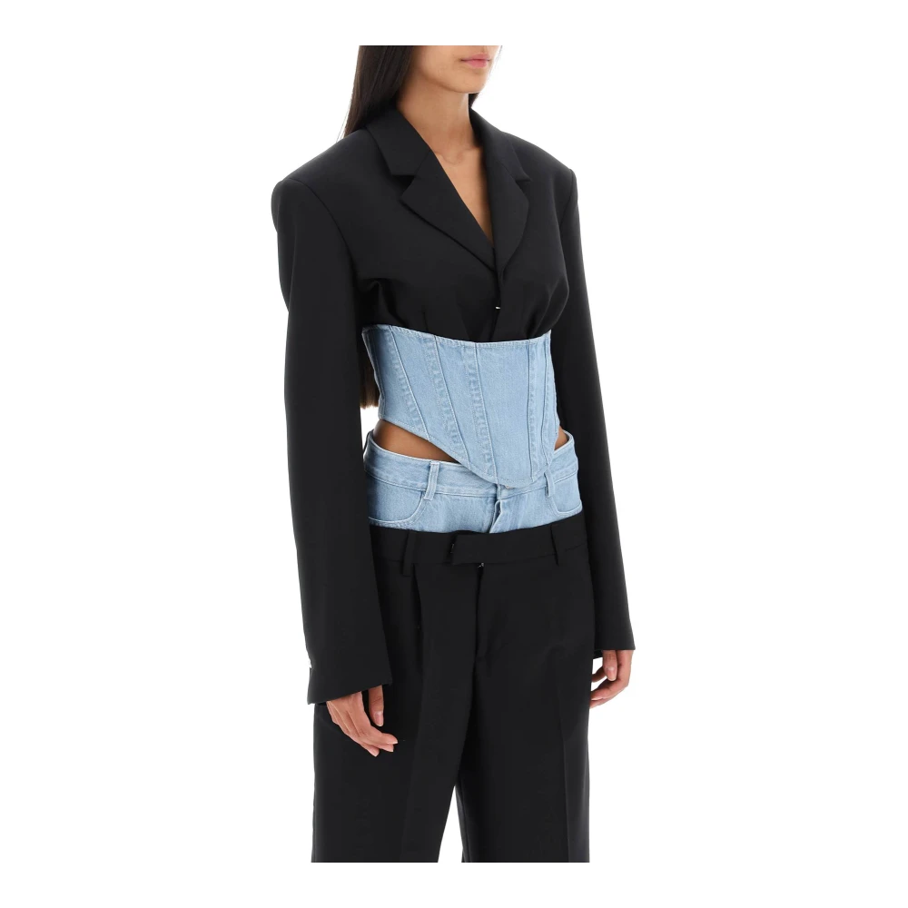 Dion Lee Blazers Black Dames