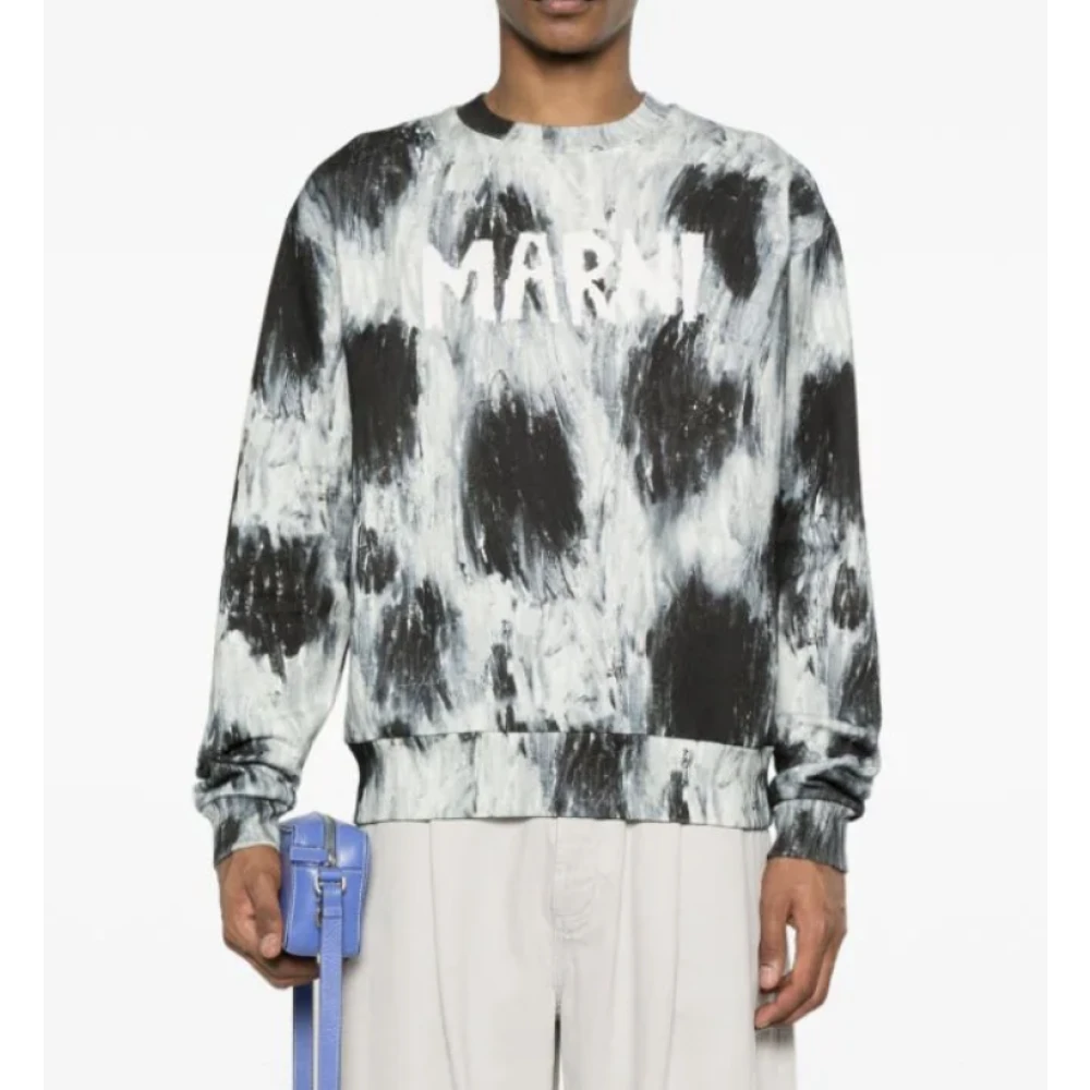 Marni Blauwe Sweatshirt Casual Mode Stijl Multicolor Heren