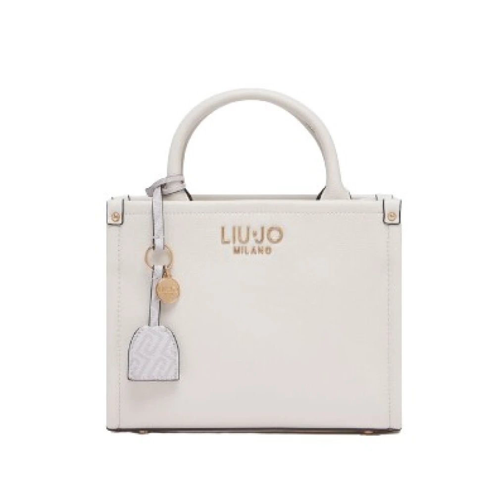 Liu Jo Vrouw Wit Tassen Dames, One Size, Polyester, Kleine Handtas Met Bedel