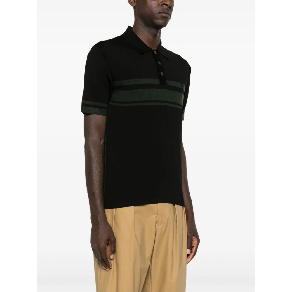 Wales Bonner Dawn Polo Shirt Black Heren