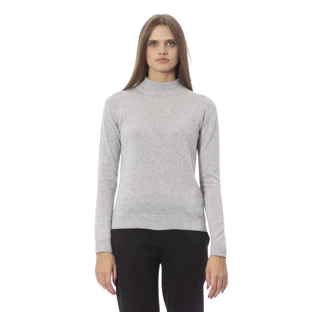 Baldinini Stijlvolle Kasjmiermix Coltrui Gray Dames