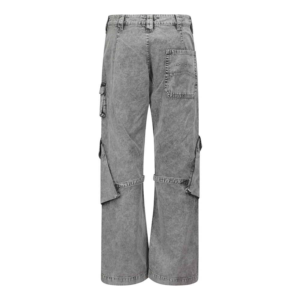 Acne Studios Cargo Broek met Zakken Gray Dames